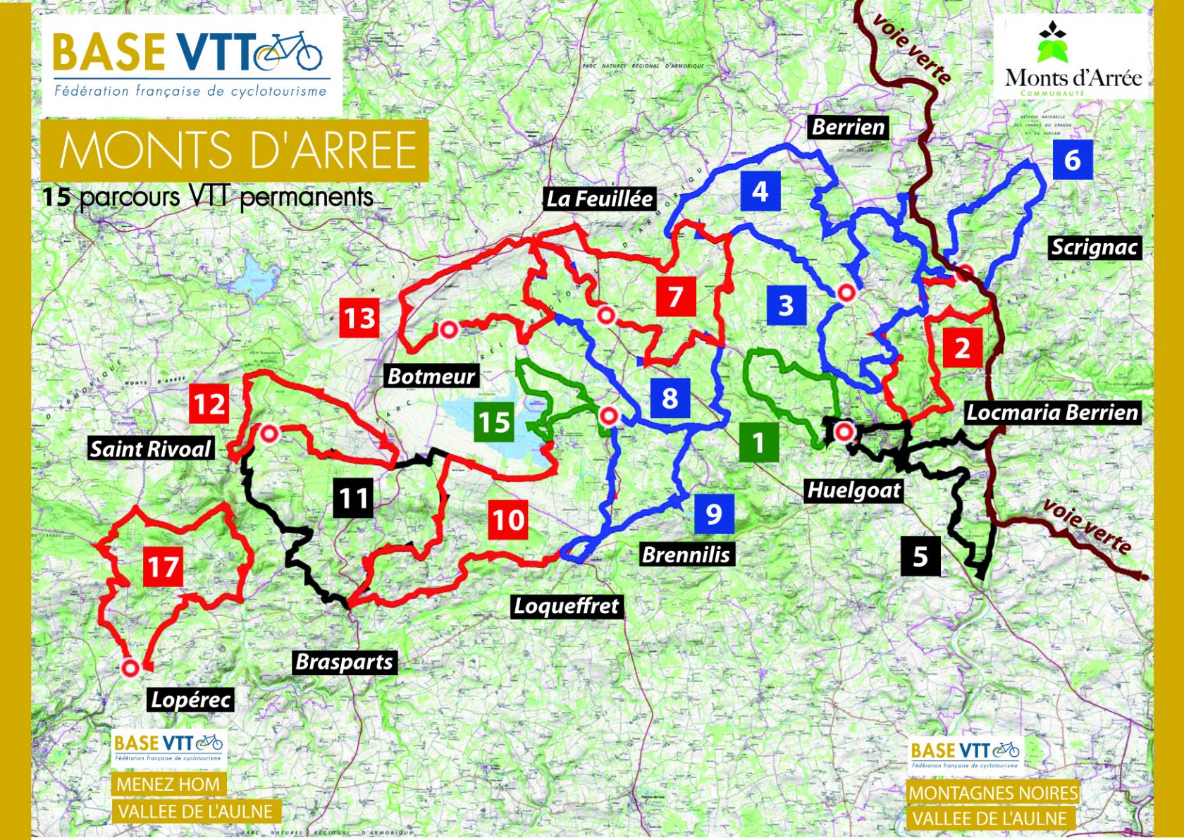 Carte BaseVTT Monts Arree 1680x1192 
